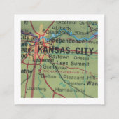 kansas stad We hebben Verhuisd Nieuw Adres Kaart (Voorkant)