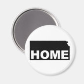 Kansas startpunt weg van State Fridge Magnet Magneet (Voorkant / Achterkant)