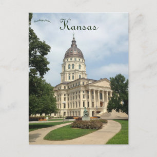Kansas State Capitol Building Topeka Kansas Briefkaart
