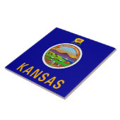Kansas State Flag Tegel Tegeltje (Zijkant)