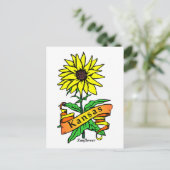 Kansas State Flower Briefkaart (Staand voorkant)