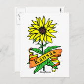 Kansas State Flower Briefkaart (Voorkant / Achterkant)