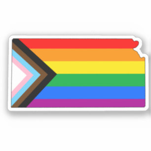 Kansas State Pride LGBTQ Progress Pride Sticker