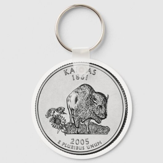 Kansas State Quarter Sleutelhanger (Voorkant)