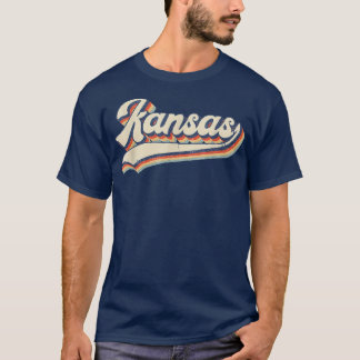 Kansas State  Retro Gift Mannen Vader mama T-shirt