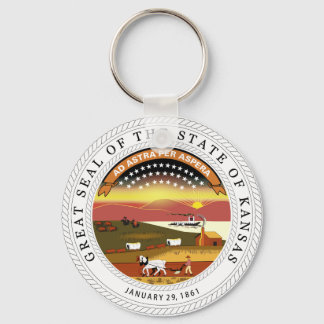 Kansas State Seal Sleutelhanger