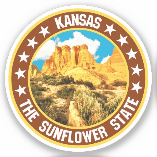 Kansas Sticker (Voorkant)