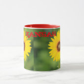 Kansas Sunflower Coffee Mok/Cup Mok (Midden)