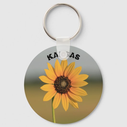 Kansas Sunflower Sleutelhanger (Voorkant)