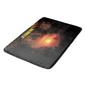 Kansas Sunset met tree Silhouettes Bath Mat (Gekanteld)