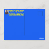 Kansas Sunset met Windmill Silhouette. briefkaart (Achterkant)