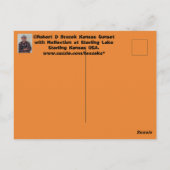 Kansas Sunset with Reflection POST KAART (Achterkant)