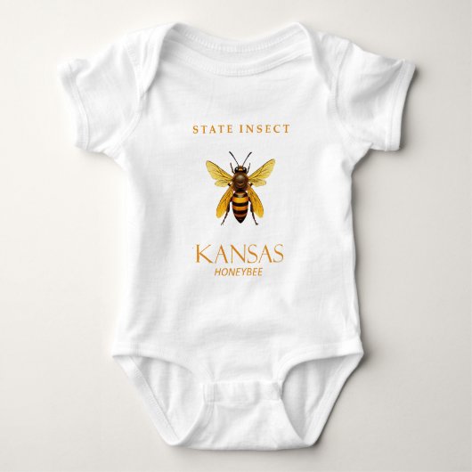 Kansas Territory Insect De Bij Romper (Voorkant)
