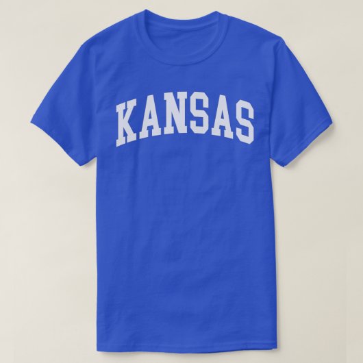 Kansas Throwback Design Classic T-shirt (Design voorkant)