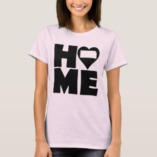 Kansas Thuis Hart Staat T-Shirts
