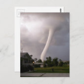 Kansas Tornado Briefkaart (Voorkant / Achterkant)