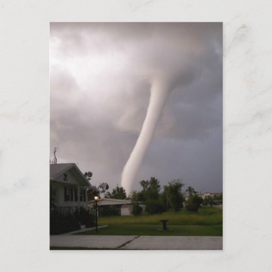 Kansas Tornado Briefkaart (Voorkant)