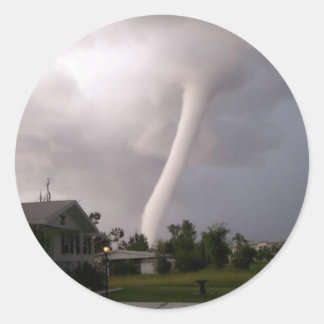 Kansas Tornado Ronde Sticker