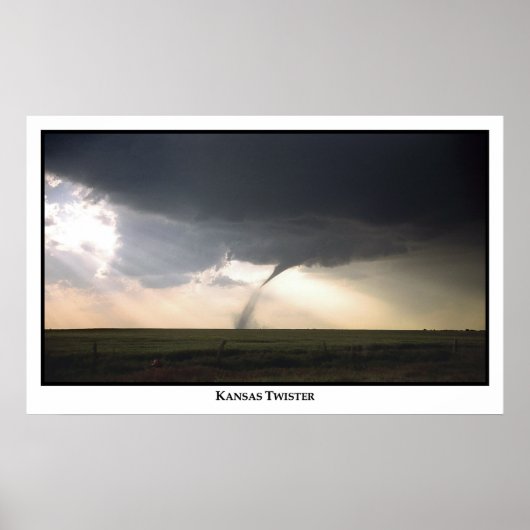 Kansas Twister Poster (Voorkant)