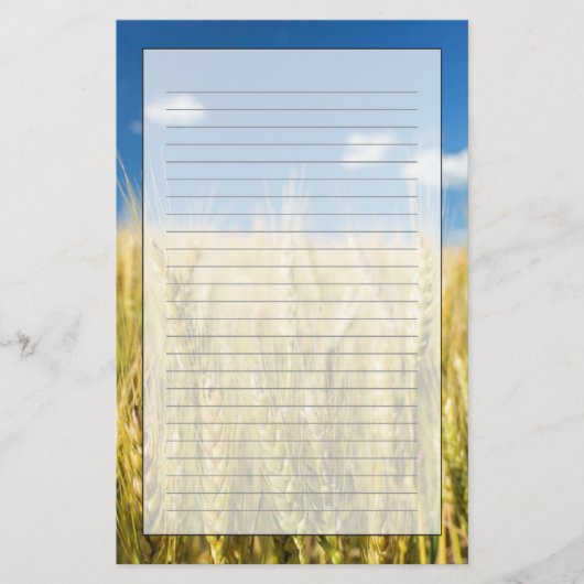 Kansas Wheat Briefpapier (Voorkant)