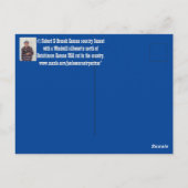 Kansas Windmill Sunset Briefkaart (Achterkant)