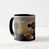 Kansas Windmill Sunset Mug (Devant gauche)