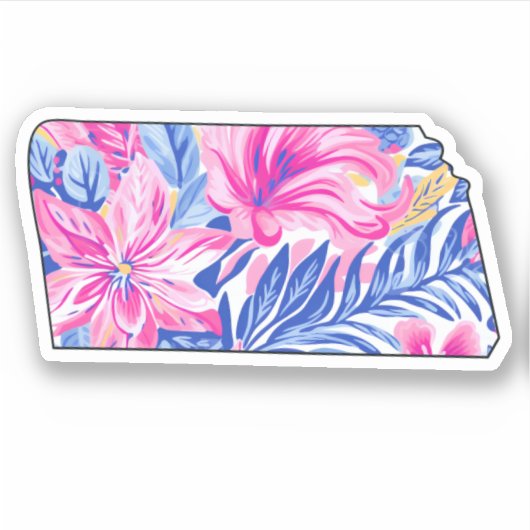 Kansas - Zomer Sticker - Lilly Inspired (Voorkant)