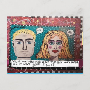 Kanselkaart-verjaardagskaart Briefkaart