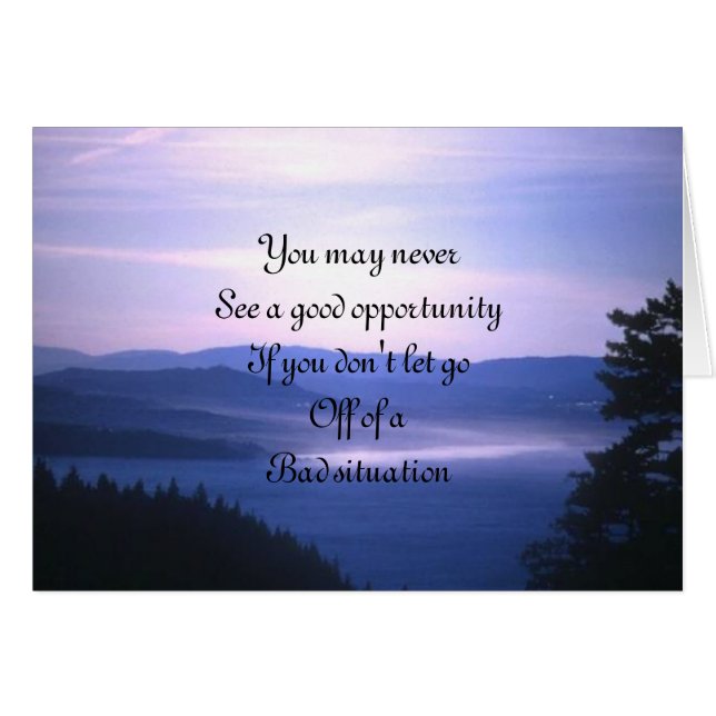 Kansen en slechte situatie (Voorkant Horizontaal)