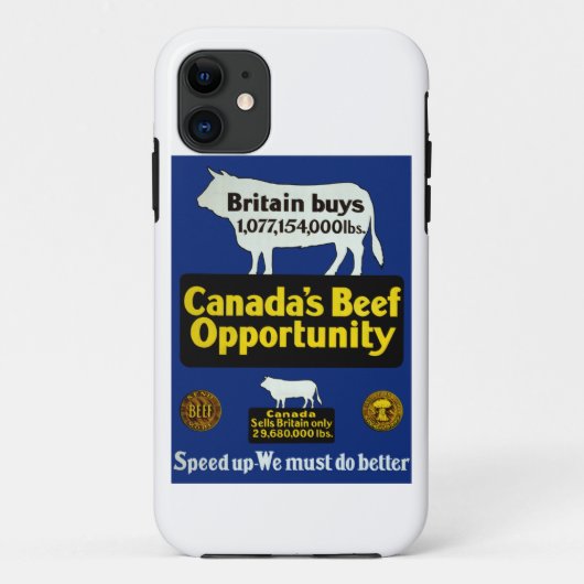 Kansen voor rundvlees in Canada Case-Mate iPhone Case (Achterkant)