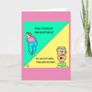 Kanskaart voor mannen zijn dom bedankkaart