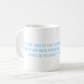 Kant 2 Filosophy Quote Koffiemok (Voorkant links)