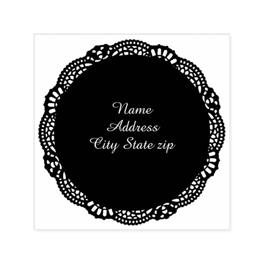 Kant Adres Zelfinktende Stempel (Design)