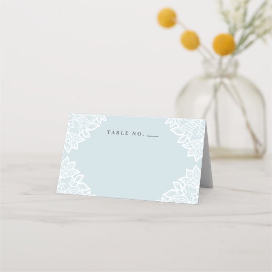  kant baptisme tafeltent place cards (Voorkant)
