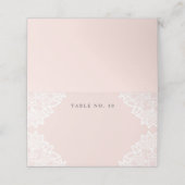  kant baptisme tafeltent place cards (Buitenkant ongevouwen)