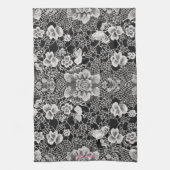 Kant Bloemenharmonie Theedoek (Verticaal)