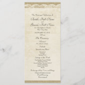  kant bruiloft programma (Voorkant)