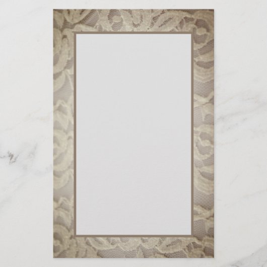  kant bruiloft scrapbook briefpapier (Voorkant)