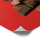 Kant de Sweetest Day Chocolate-chipmunk aan Poster (Hoek)