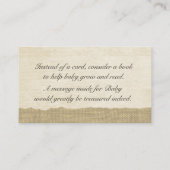 kant en Blue Bow Insert Kaarten (Achterkant)