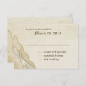  Kant en boog Trouwreactie RSVP Kaartje (Voorkant / Achterkant)