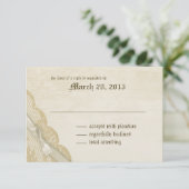  Kant en boog Trouwreactie RSVP Kaartje (Staand voorkant)