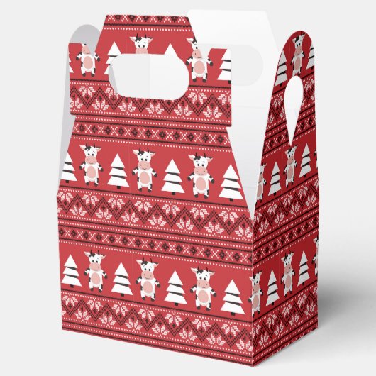 Kant-en-kerstKoe Bedankdoosjes (Geopend)