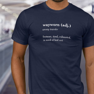 kant-en-klare reiziger gedefinieerd woordenboek aa t-shirt