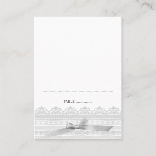 Kant en lint Plaats kaarten Plaatskaartje (Voorkant)