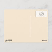 Kant en Script Overlay Wedding Dank u Briefkaart (Achterkant)