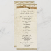  kant en tan boog huwelijksprogramma programma (Voorkant / Achterkant)