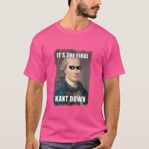 Kant Filosofie Grappig ontwerp met humor T-shirt