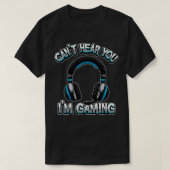 Kant hoort u Im Gaming Headset Sound T-shirt (Design voorkant)