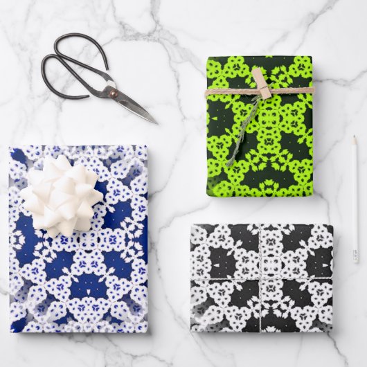 Kant inpakpapier plat Set van 3 Vel (Voorkant)